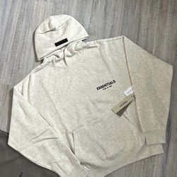 Essential Hoodie (light oat)