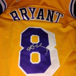 Kobe Bryant Signed Autograph NBA Jersey Los Angeles Lakers 