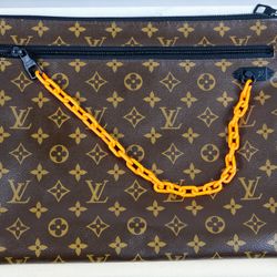 ✨ Authentic Louis Vuitton Pochette Jour GM Monogram Chain Pouch ✨