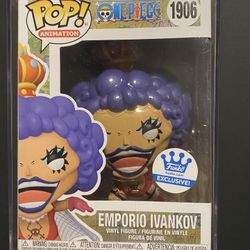 Emporio Ivankov Funko Pop! + Hard Stack Protector #1906 One Piece Animation/Anime