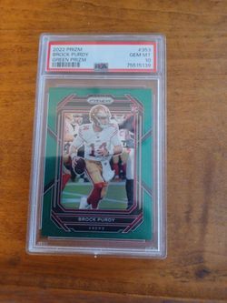 Football Card Brock Purdy Rookie Card