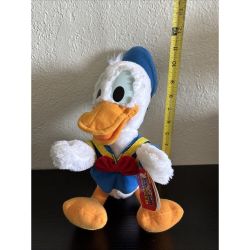 Vintage Disney Mickey's Toy Stuff Donald Duck 11” Plush Doll NWT