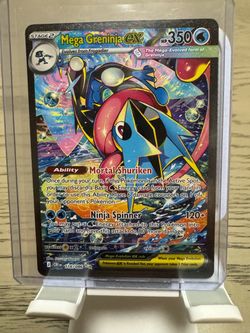 Pokémon Mega Greninja ex 116/086 SIR Chaos Rising NM