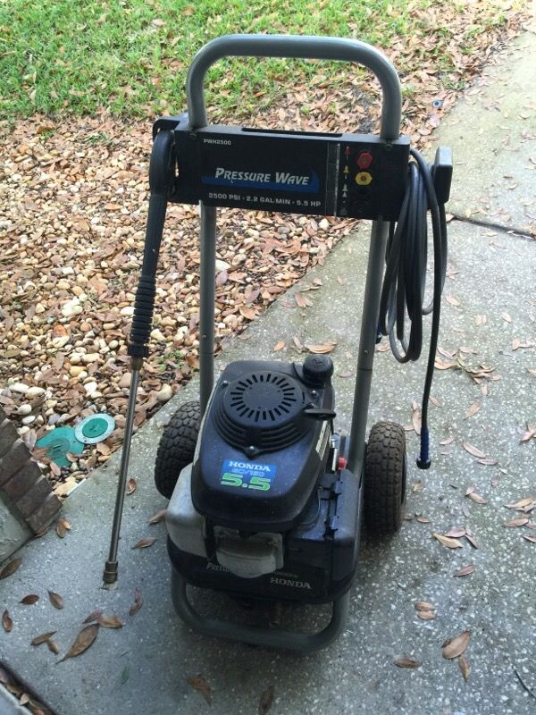 Honda gcv160 5.5hp 2500psi pressure washer