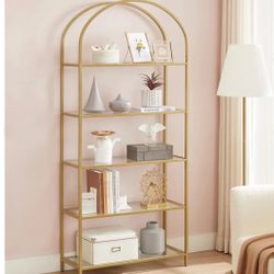 Gold Arched Shelves 