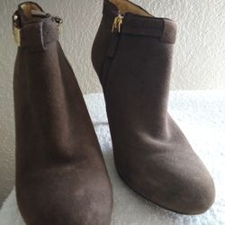Coach Brown Suede Booties 