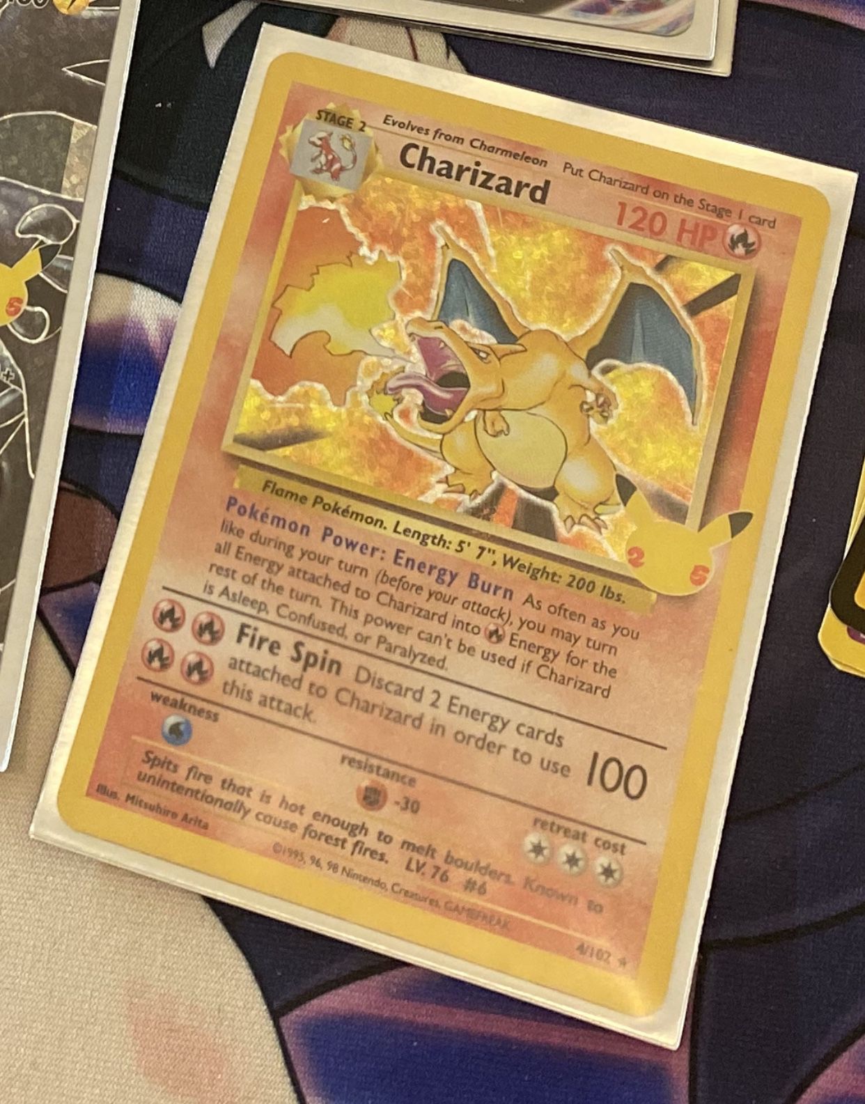 Pokémon  Cards Charizard Celebrations.
