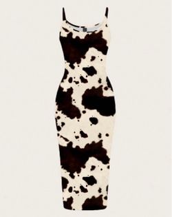 Cow Print Dress (Large)