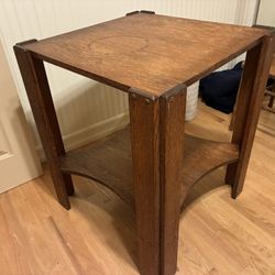 Oak Library Table