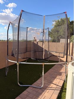 Free 12foot trampoline fame and net