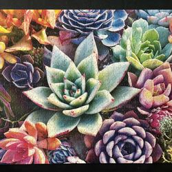 Succulent Puzzle (1000 Pieces)