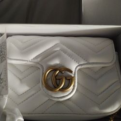 Small White Crossbody w/ papers$200