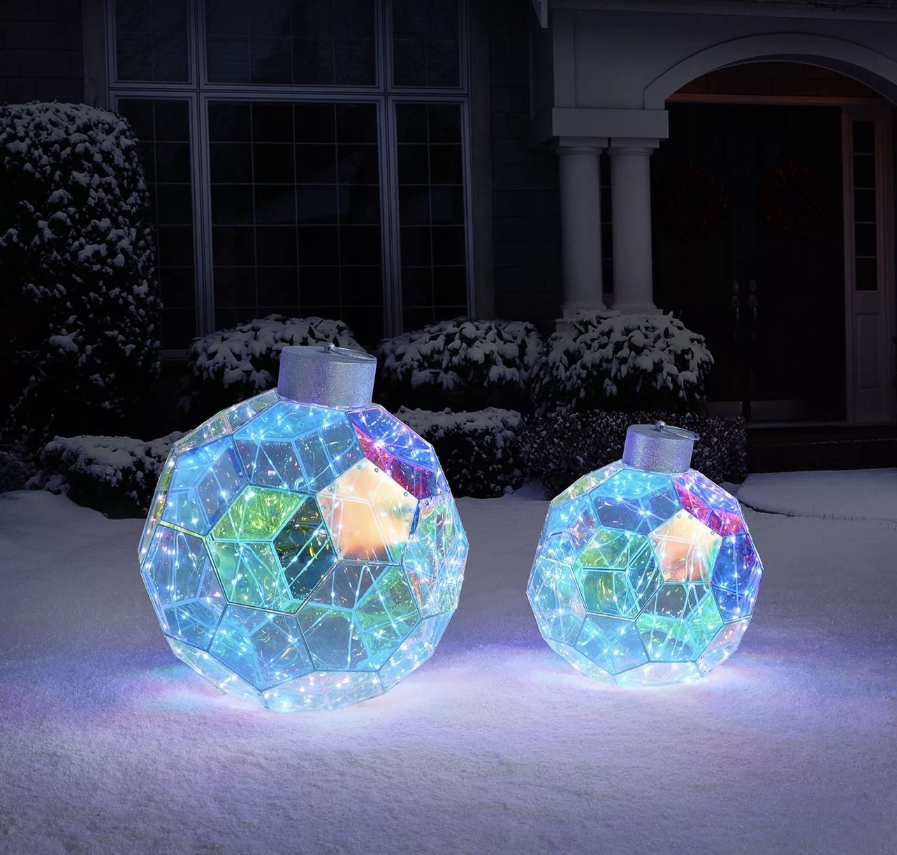 Prismatic Ornaments Set Of 2