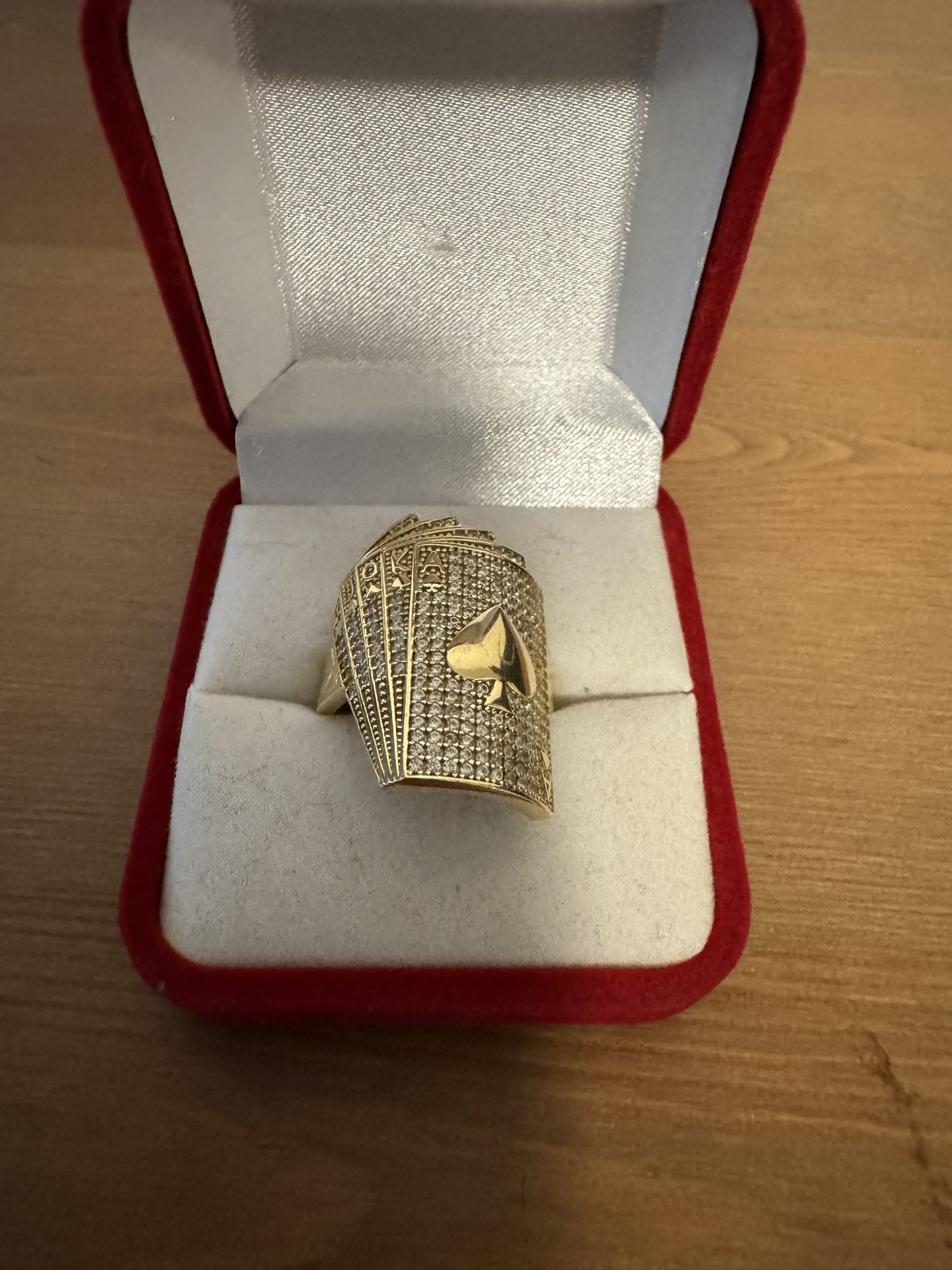 14K card RING