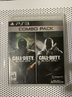 PS3 Cod Black Ops 1 & 2 Combo Pack