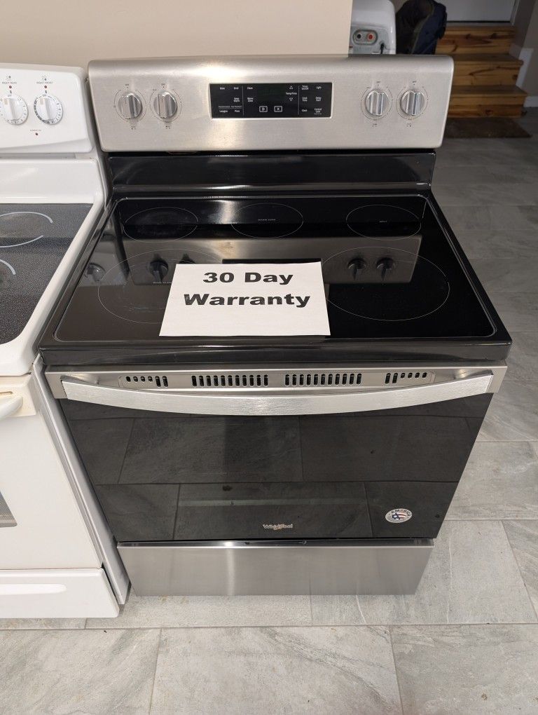 Whirlpool Stainless Electric Range Oven Stove