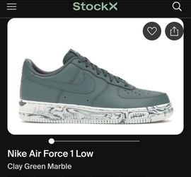 Nike Air Force 1 Low
Clay Green Marble
Used
Size 10