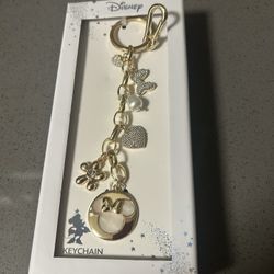 NEW Minnie Mouse Gold Key/Bag Charm