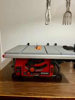 Ridgid 15 Amp 10” Table Saw