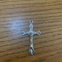Silver INRI Pendant