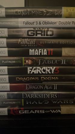 Xbox 360 Game Collection