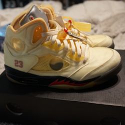 Off White X Jordan 5 Size 11