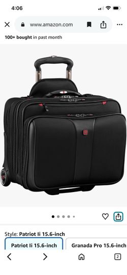 Wenger Patriot II 15.6-Inch Rolling Laptop Bag