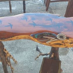 Hand Made Cedar Table