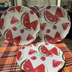 Watermelons & Strawberries Dinner Plate