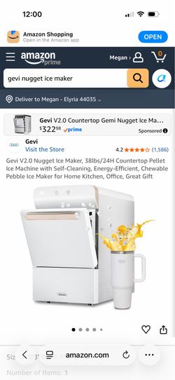 NIB-Gevi Nugget Ice Maker