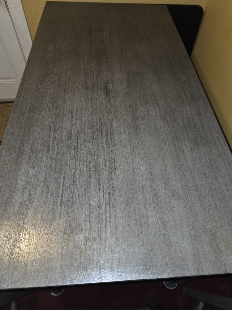 Table & 4 Chairs With Shelves