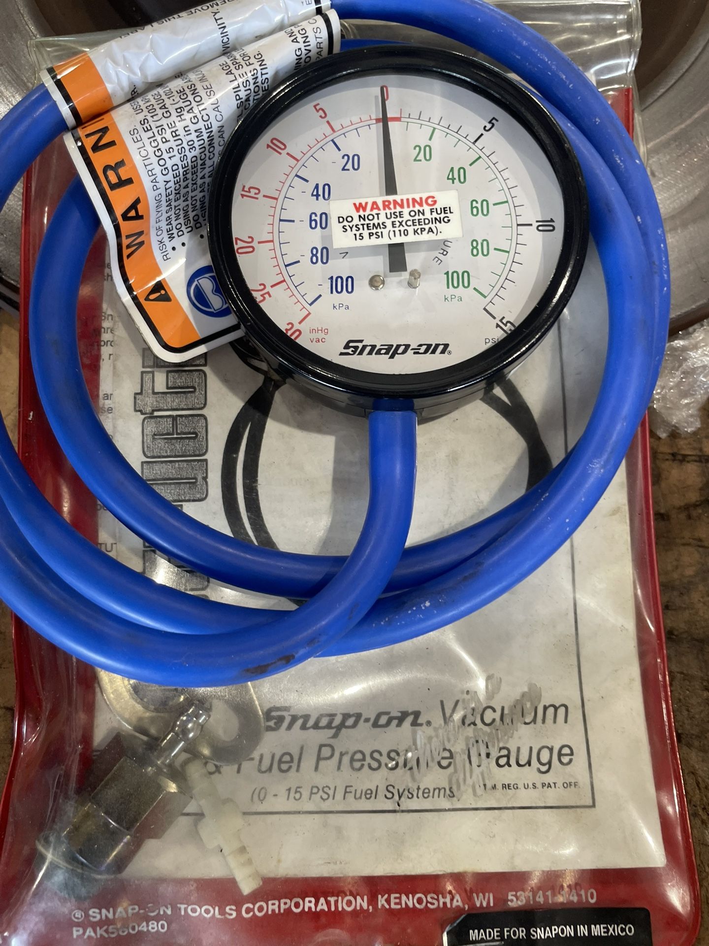 Snap On Vac/ Pressure Set