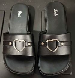 Brand New Black Sandals 