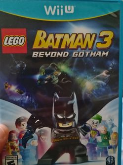 Lego Batman 3 game  for the Wii u