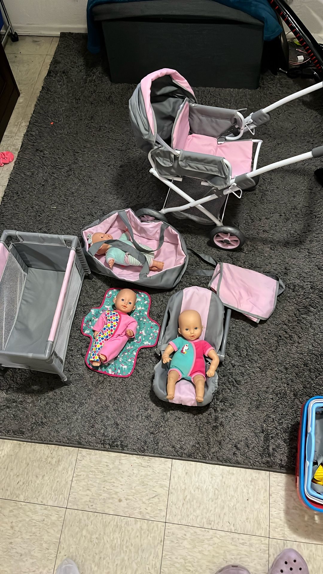 Baby Stroller Play Set