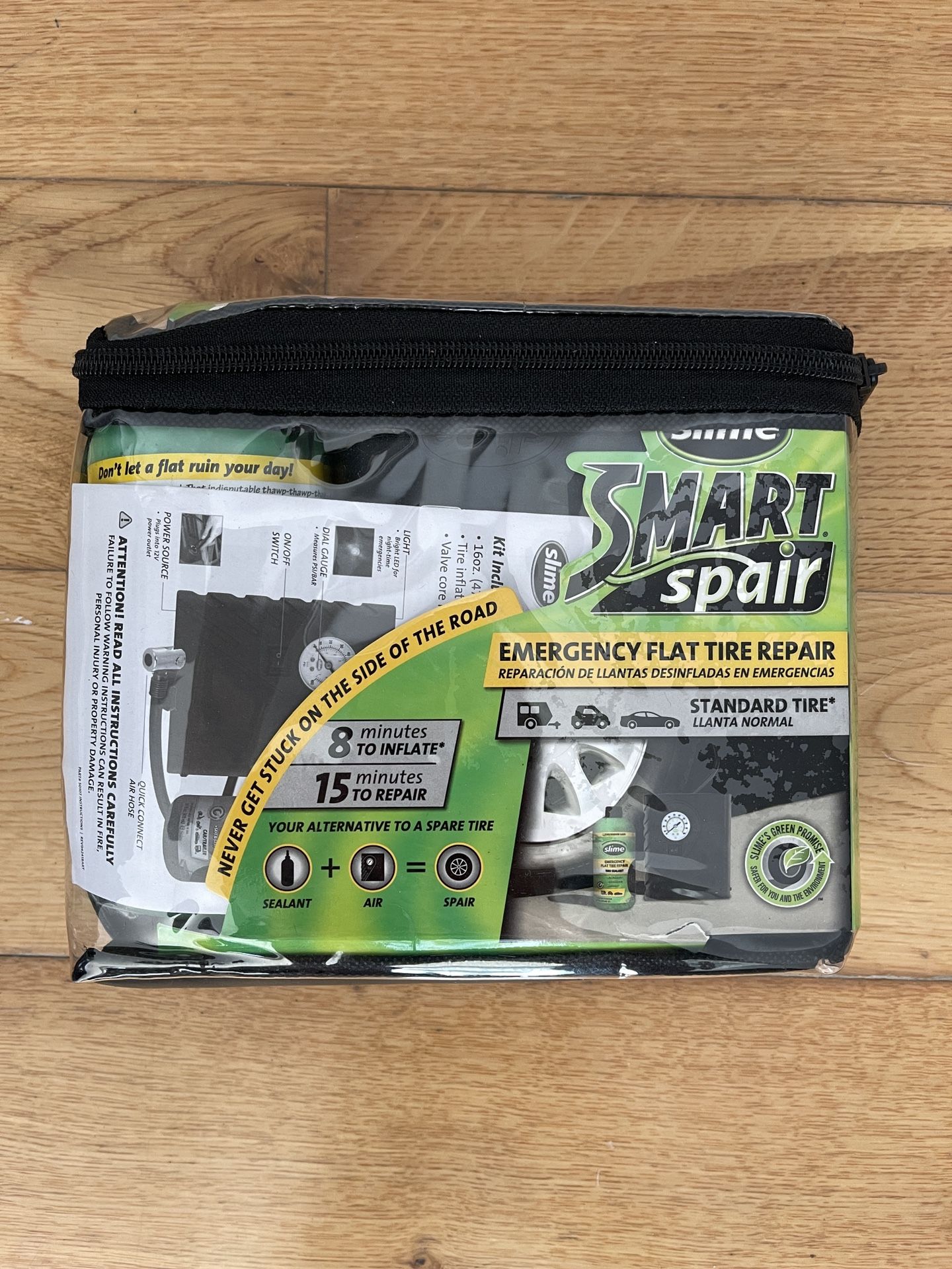 NEW - Slime Smart Spair - 15 Min Flat Tire Repair - MUST GO ASAP