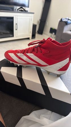 Adidas red football cleats