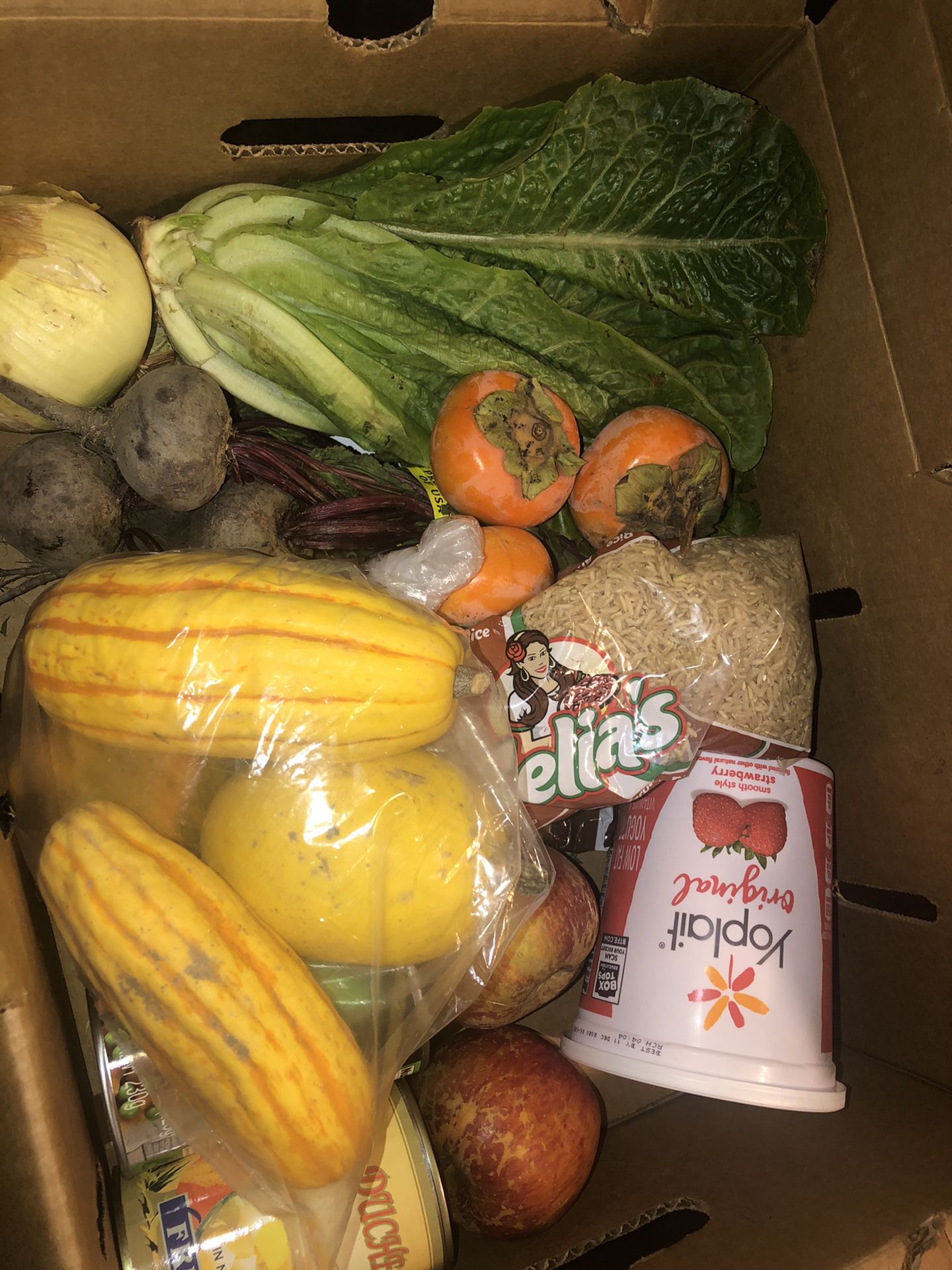 Free groceries (mostly organic)