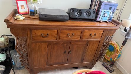 Drexel Heritage Mandalay Wood Sideboard / Buffet Cabinet