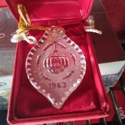 Vintage 1983 Waterford Crystal Ornament