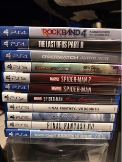 PlayStation 4 and 5 games