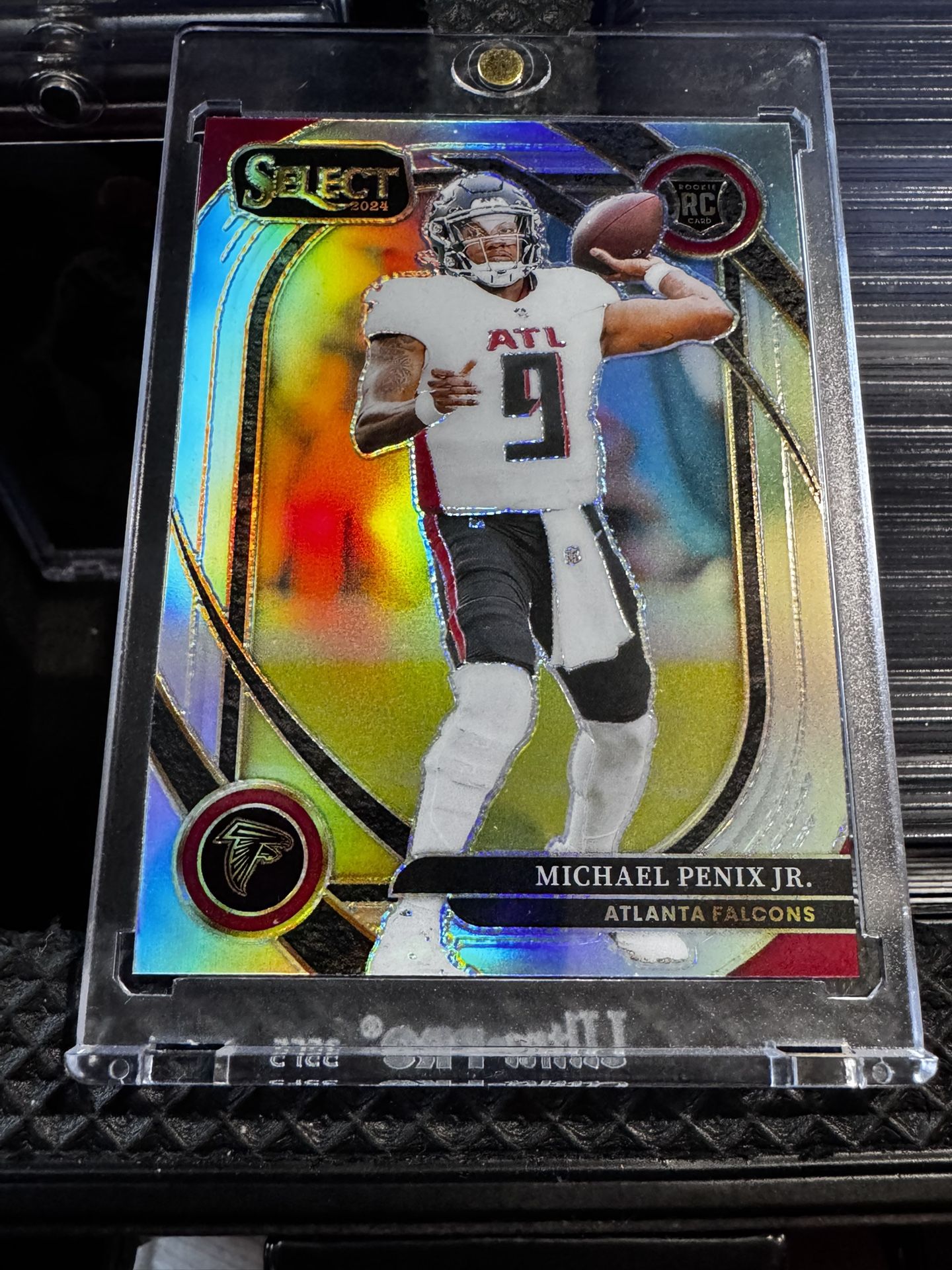 michael penix prizm select silver rookie