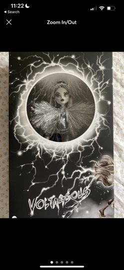 SDCC 2022 Monster High Voltageous Frankie Stein Doll Black & White MISB