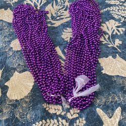 24 Strands Purple, Mardi Gras Bead