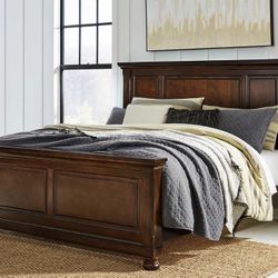 King Size Panel Bed Set