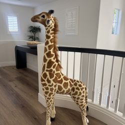 4.5 foot tall Stuffed giraffe 