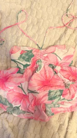 Hollister Floral Tube Top