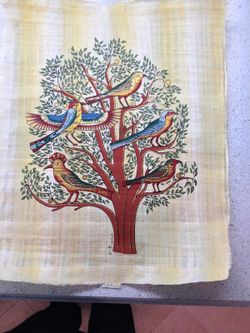Original Egyptian Hand-painted Papyrus