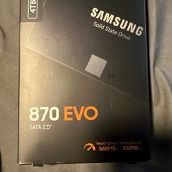 SAMSUNG 870 EVO 4TB SSD 2.5 