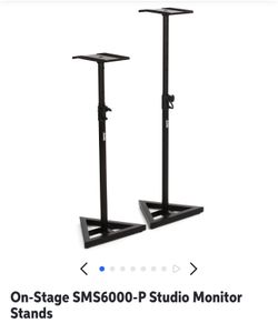 On Stage Studio Monitor Stands - Like New